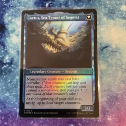 Invasion of Segovia Caetus, Sea Tyrant of Segovia (FOIL) x1 - MTG - Image 2