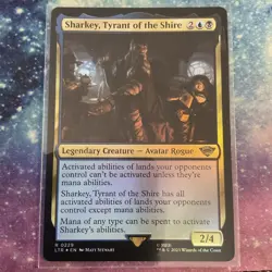Sharkey, Tyrant of the Shire (FOIL) x1 - MTG The Lord of the Rings 229 - Image 1