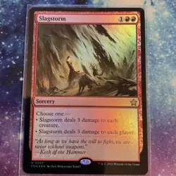 Slagstorm (FOIL) x1 - MTG Foundations FDN #207 - Image 1