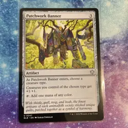 Patchwork Banner (REGULAR) x1 - MTG Bloomburrow BLB #247 - Image 1