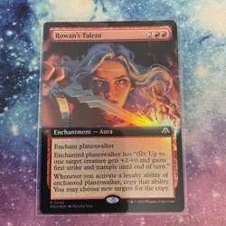 Rowan's Talent (FOIL) x1 - MTG March of the Machine Commander MOC #85 - Image 1