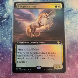 Seraphic Steed (FOIL) x1 - MTG Outlaws of Thunder Junction OTJ #364 - Image 1