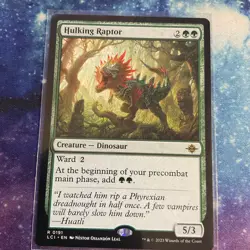 Hulking Raptor (REGULAR) x1 - MTG The Lost Caverns of Ixalan LCI #191 - Image 1