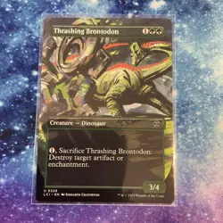 Thrashing Brontodon (REGULAR) x1 - MTG The Lost Caverns of Ixalan LCI #329 - Image 1