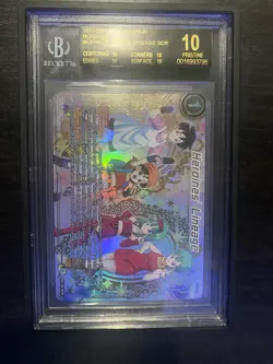 BGS 10 Black Label Dragon Ball Super Card Game Heroines Lineage SCR &Card Gaurd - Image 1