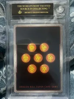 BGS 10 Black Label Dragon Ball Super Card Game Heroines Lineage SCR &Card Gaurd - Image 3
