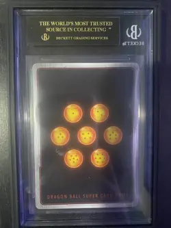 BGS 10 Black Label Dragon Ball Super Card Game Heroines Lineage SCR &Card Gaurd - Image 4
