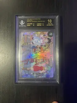 BGS 10 Black Label Dragon Ball Super Card Game Heroines Lineage SCR &Card Gaurd - Image 2