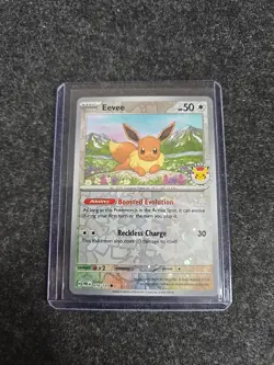 Eevee - (Pokemon Day 2025) (Reverse Cosmos Holo) 074/131 Reverse Holo - Image 2