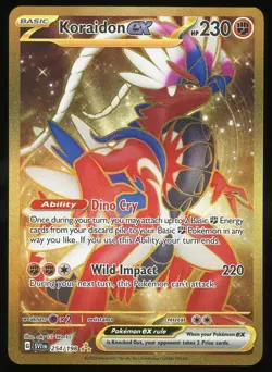 Pokemon TCG Koraidon EX Holo Ultra Rare Full Art S&V Scarlet & Violet 254/198 NM - Image 1