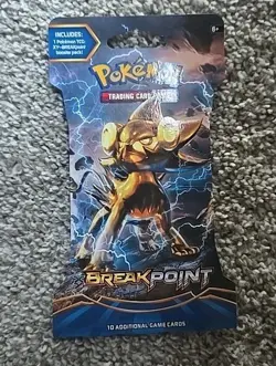 Pokemon TCG Break Point Booster Pack Fates Collide Pack 1 Coin New From 2016!!! - Image 1