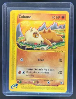2002 Pokemon Expedition Set Cubone #103/165 - Image 1