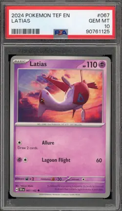 Pokemon Latias Temporal Forces #067 PSA 10 Gem Mint - Image 1