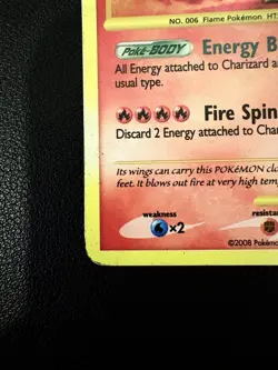 Pokemon TCG Charizard Stormfront 103/100 Holo Secret Rare LP - Image 5