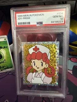 1999 MERLIN POKEMON #S34 JOY-PRISM PSA 10 FAST SHIPPING!! - Image 1