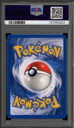 Pokemon Rainbow Energy Team Rocket Unlimited Holo Rare #17 PSA 8 - Image 2