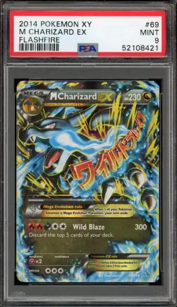 Pokemon M Charizard EX XY Flashfire Holo Rare #69 PSA 9 Mint - Image 1