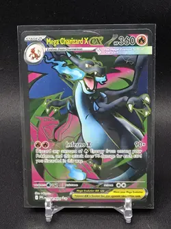Pokemon TCG Mega Charizard X EX 109/094 Ultra Rare Phantasmal Flames English - Image 1