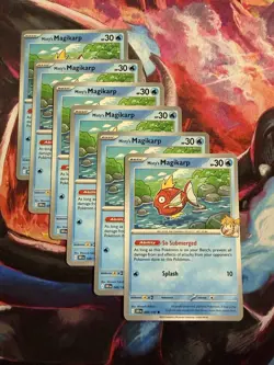 Pokemon TCG Destined Rivals Non Holo Misty’s Magikarp Lot of 6 NM - Image 1