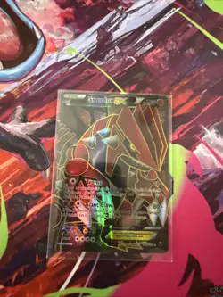 Pokemon Groudon EX Ultra Rare Holo Full Art Dark Explorers 106/108 NM Condition - Image 1