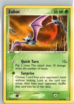 Pokemon Zubat 83/101 Hidden Legends NM - Image 1