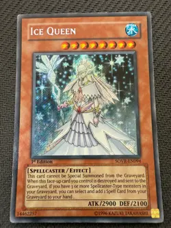 Ice Queen SOVR-EN094 Stardust Overdrive 1st Edition Secret Rare Yu-Gi-Oh! - Image 1