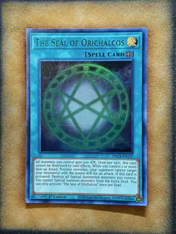 Yugioh The Seal of Orichalcos DLCS-EN137 Ultra Rare 1st Ed GREEN NM - Image 1