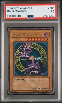 Dark Magician SDY-006 Ultra Rare Unlimited Yugioh PSA 5 *253 - Image 1
