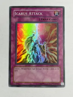ICARUS ATTACK DR04-EN235 SUPER RARE DARK REVELATION VOLUME 4 YU-GI-OH NM - Image 1
