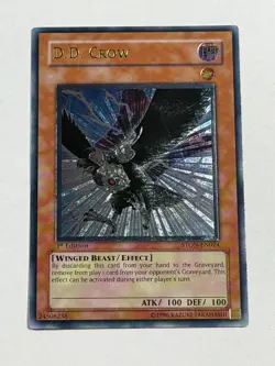 D.D. CROW STON-EN024 ULTIMATE RARE 1st Edition YU-GI-OH - Image 1