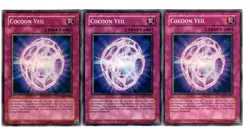 Yugioh- 3X Cocoon Veil - Common - Unlimited - TAEV-EN065 - Near Mint - Image 1
