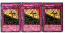 Yugioh- 3X Snake Whistle - Common - Unlimited - TAEV-EN066 - Near Mint - Image 1
