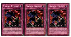 Yugioh- 3X Staunch Defender - Common - 1st Edition - DCR-046 - Near Mint - Image 1