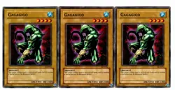 Yugioh- 3X Gagagigo - Common - Unlimited - DCR-054 - Light Play - Image 1
