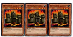 Yugioh- 3X Stronghold Guardian - Common - 1st Edition - DP10-EN011 - Near Mint - Image 1