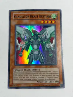 GLADIATOR BEAST BESTIARI CP07-EN004 Super Rare YU-GI-OH - Image 1