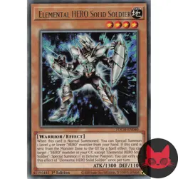 Yugioh Elemental HERO Solid Soldier TOCH-EN040 Rare 1st Edition NM - Image 1