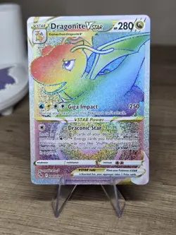 Dragonite VSTAR (Secret) Secret Rare Pokemon GO 081/078 - Image 3