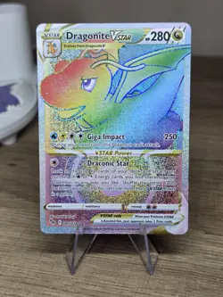 Dragonite VSTAR (Secret) Secret Rare Pokemon GO 081/078 - Image 5