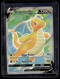 2022 Pokemon Pokemon GO Dragonite V (Full Art) #076/078 - Image 1