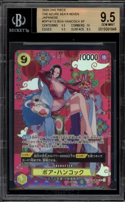 One Piece CCG Boa Hancock Azure Sea's Seven Japanese SP OP14-112 BGS 9.5 - Image 1