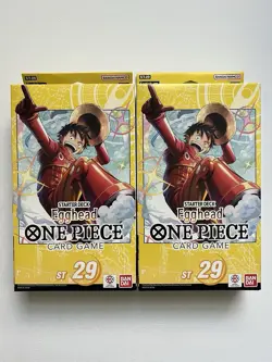 Lot Of 2 Box One Piece Egghead ENGLISH Starter Deck ST-29 SEALED NEW - Image 1
