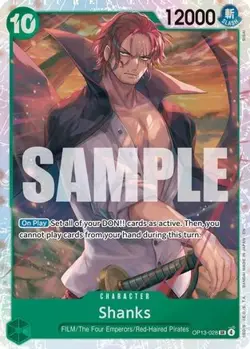 One Piece English - Shanks - OP13-028 - SR - NM - Image 1