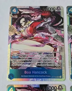 4x Playset ST17-004 Boa Hancock SR One Piece TCG ST17 Starter Deck English - Image 2