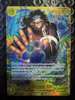 One Piece TCG Bartholomew Kuma OP03-119 SR Sec - Image 1