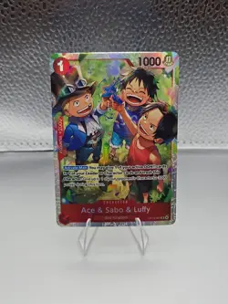 One Piece CCG OP13-007 Ace & Sabo& Luffy #B - Image 1