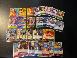 One Piece Card Game English Foil Lot - Illustration Box 5/6 Promos + NM - Image 1