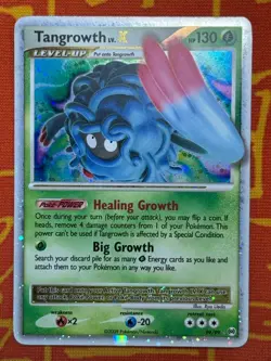 POKEMON TCG TANGROWTH LV X 99/99 HOLO ULTRA RARE EXCELLENT ARCEUS - Image 1