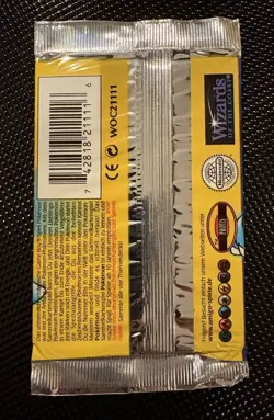 1999 Pokemon German 1st Edition Base Set Booster Pack SEALED - Blastoise Artwork - Image 4