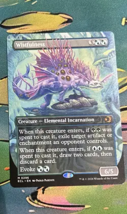 Wistfulness (Borderless) Lorwyn Eclipsed Regular MTG ECL NM 296 - Image 1